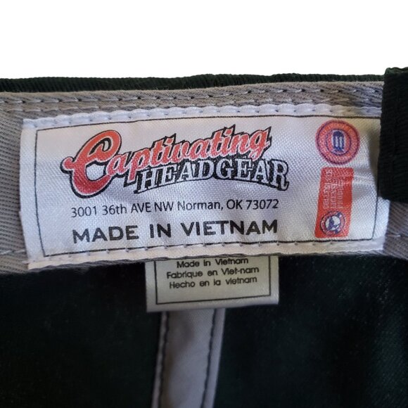 North Dakota State University Bison Baseball Cap Captivating Headgear O/S Green - Picture 3 of 10